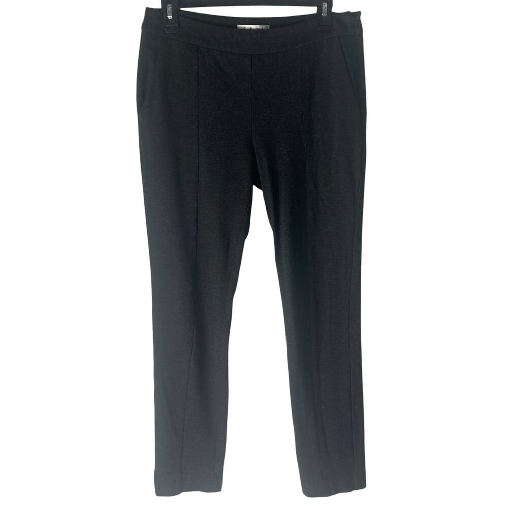 Cabi 6 Grey Side Zip Career Ponte Knit‎ Trouser Pants Interview Outfit Women